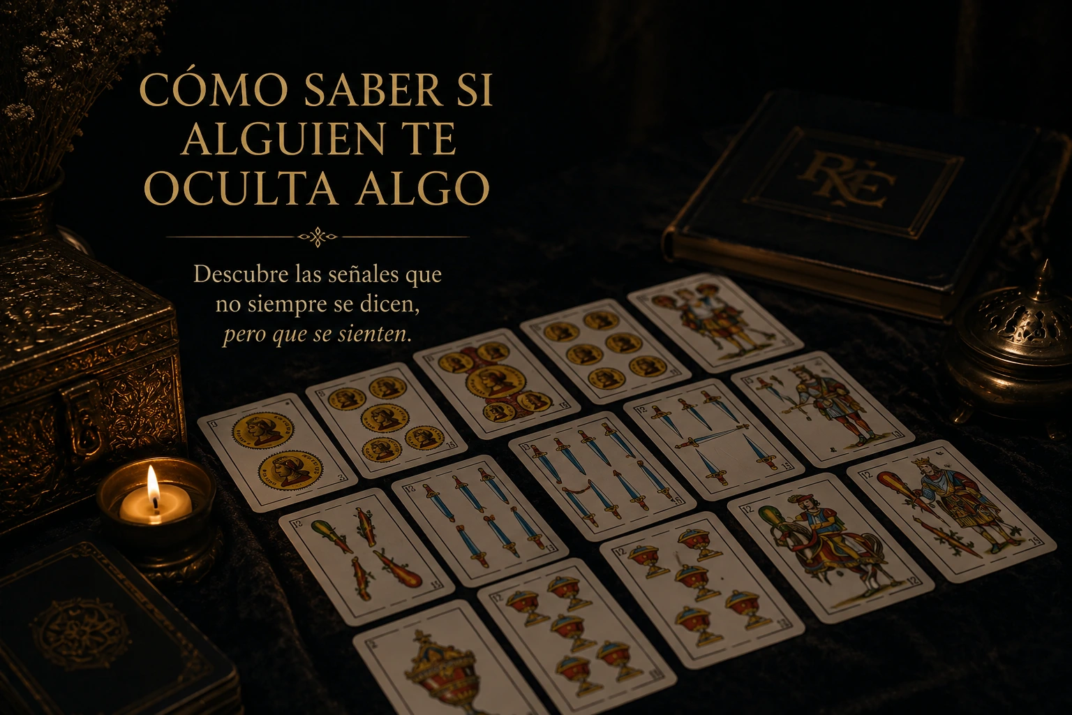 lectura privada con baraja española